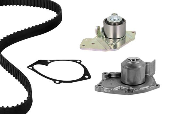 GRAF Bomba de água + kit de correia dentada KP907-1 GRAF KP907-1 Bomba de água + kit de correia dentada NISSAN Primera Hatchback (P12) 2.5 170 cv 2010