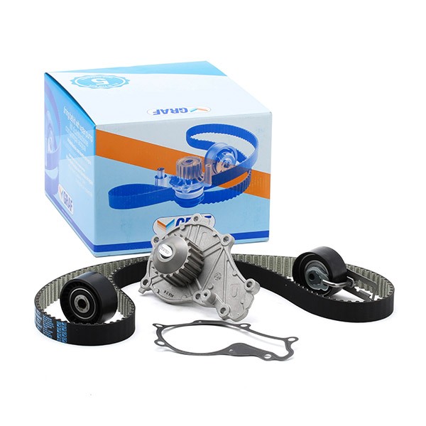 GRAF Bomba de água + kit de correia dentada KP938-2 KP938-2 Bomba de água + kit de correia de distribuição PEUGEOT 4007 GRAF