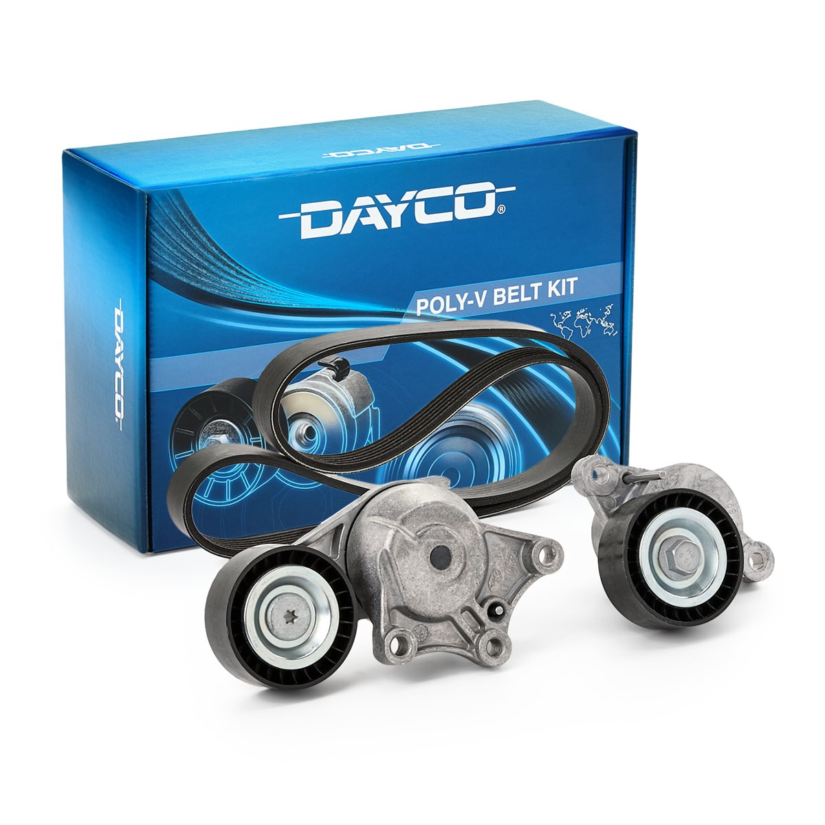 DAYCO Jogo de correias trapezoidais estriadas KPV268 DAYCO Jogo de correias trapezoidais estriadas PEUGEOT KPV268