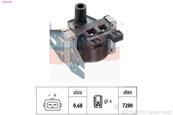 EPS Remkomplekts, Aizdedzes sadalītājs KR.0648 EPS KR.0648 Remkomplekts, aizdedzes sadalītājs Renault Espace J63 lēti
