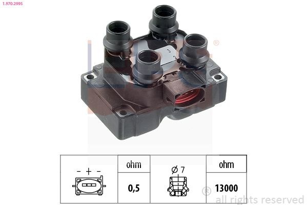 EPS Kit de reparação, distribuidor de ignição KR.0795 Kit de reparação, distribuidor de ignição EPS Honda CRX KR.0795