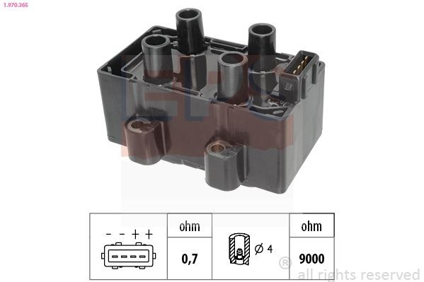 Kit de reparação, distribuidor de ignição EPS KR.0849 EPS KR.0849 Distribuidor de ignição Fiat UNO 2015