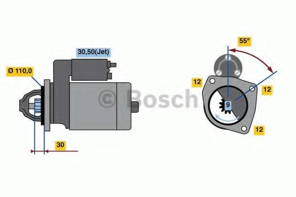 BOSCH Anlasser 0 986 023 860 0 986 023 860 BOSCH VW LT 46 Kastenwagen Anlasser Kosten