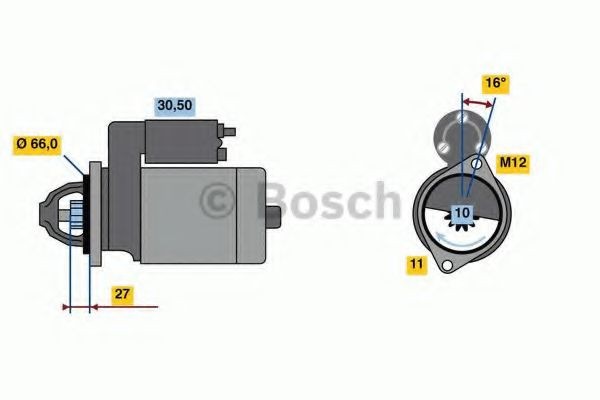 Μίζα BOSCH 0 986 024 030 BOSCH 0 986 024 030 Μίζα Audi A5 2012