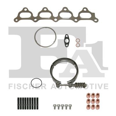 Turbocharger, montageset FA1 KT120230 FA1 KT120230: Montageset uitlaatsysteem Opel ZAFIRA 2019