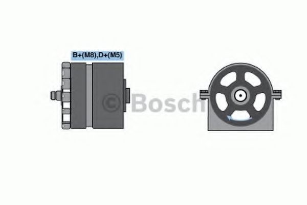 BOSCH Alternátor 0 986 039 870 BOSCH 0 986 039 870 Alternátor Porsche 911 964 Cabrio za nízku cenu