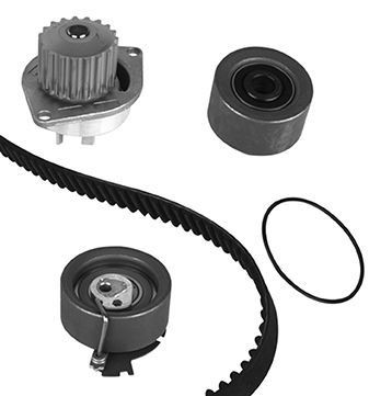 KWP Bomba de água + kit de correia dentada KW683-1 Kit de distribuição KWP Citroën C3 KW683-1