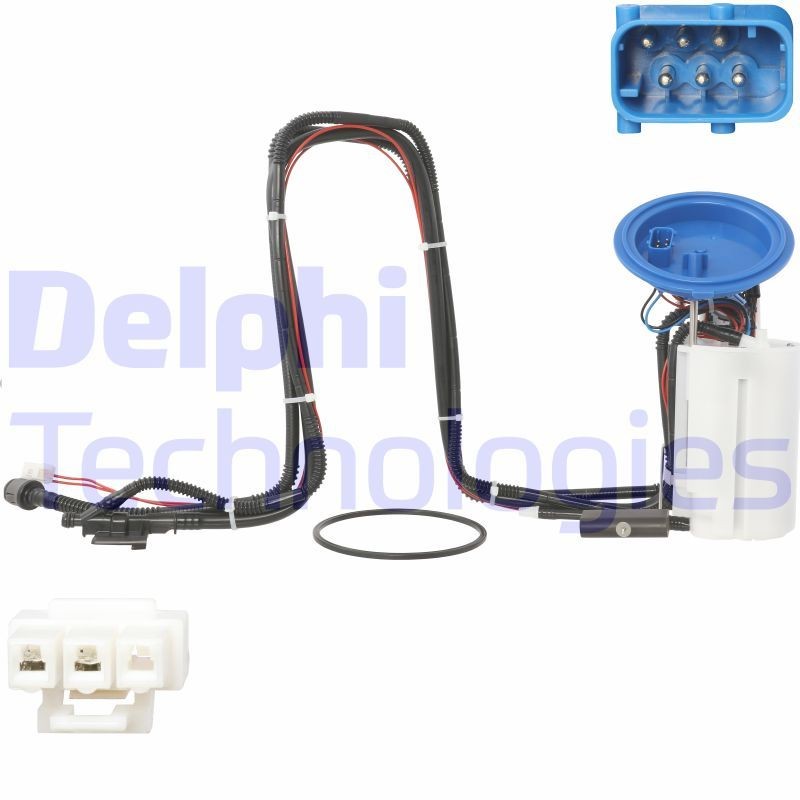 DELPHI Distributieriem set + waterpomp KWP2591321 DELPHI Distributieriem set met waterpomp FIAT KWP2591321