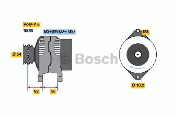 Alternátor BOSCH 0 986 042 740 BOSCH 0 986 042 740 Alternátor OPEL COMBO 2020