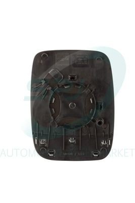 SPJ Spejlglas, udvendig spejl L-1181 Glas til sidespejl SPJ Renault TWINGO L-1181