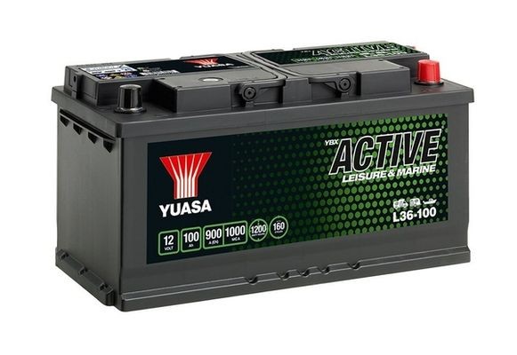 YUASA Batteri L36-100 L36-100 YUASA bilbatteri NISSAN SKYLINE