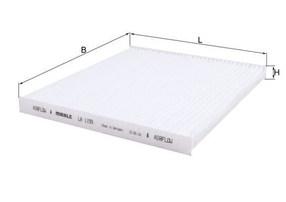 KNECHT Φίλτρο, αέρας εσωτερικού χώρου LA 1159 Φίλτρα καμπίνας KNECHT VOYAGER LA 1159 φθηνά