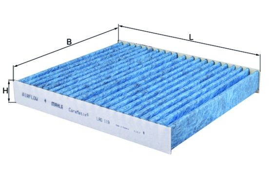 MAHLE Filtrs, Salona telpas gaiss LAO 119 MAHLE LAO 119 Salona gaisa filtrs Nissan Primera p12 Universālis orģinālās cena