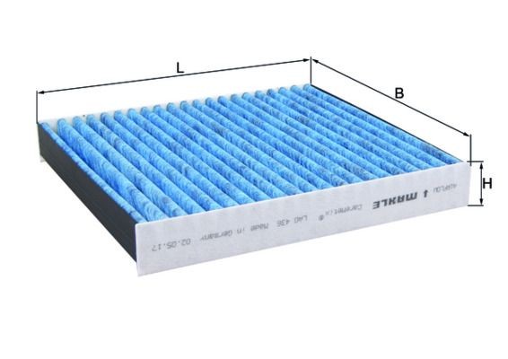 MAHLE Filter vnútorného priestoru LAO 436 MAHLE LAO436 Kabínový filter MU-X SUV (RJ) cena