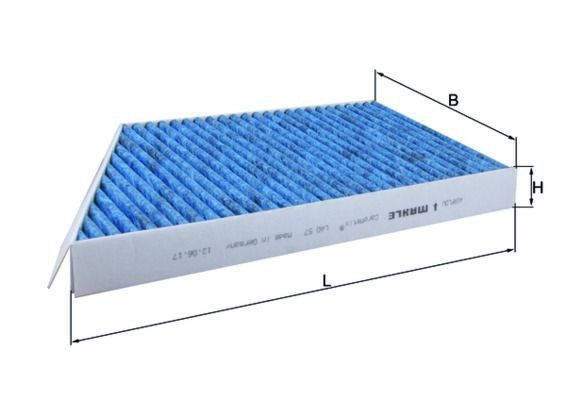 MAHLE Kupefilter LAO 57 Pollenfilter Peugeot T3E LAO 57 MAHLE