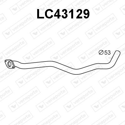 VENEPORTE Tubo gas scarico LC43129 Costo Tubo gas scarico VENEPORTE LANCIA LC43129