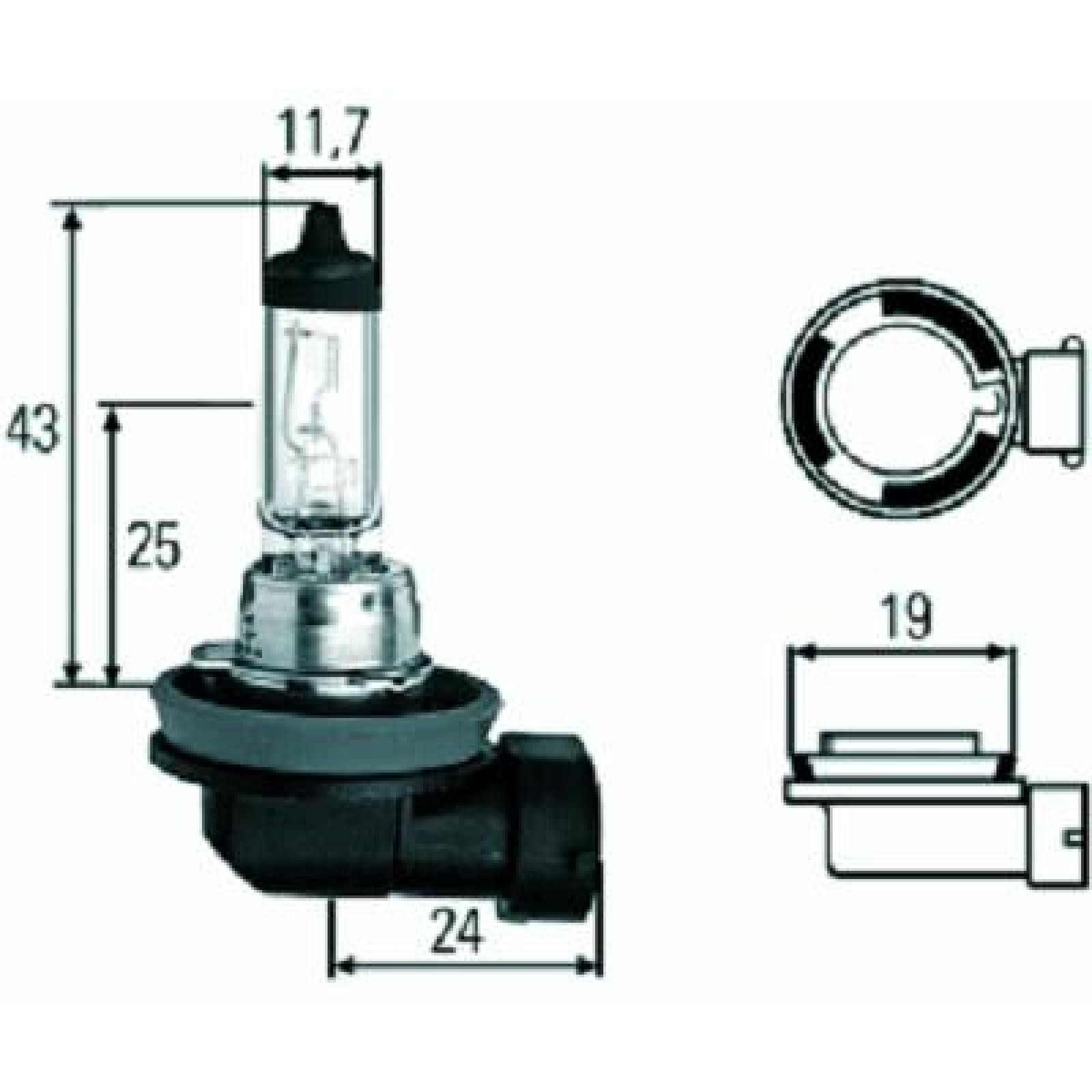 DIEDERICHS Gloeilamp, verstraler LID10038 LID10038 Gloeilamp koplamp DIEDERICHS AUDI 90
