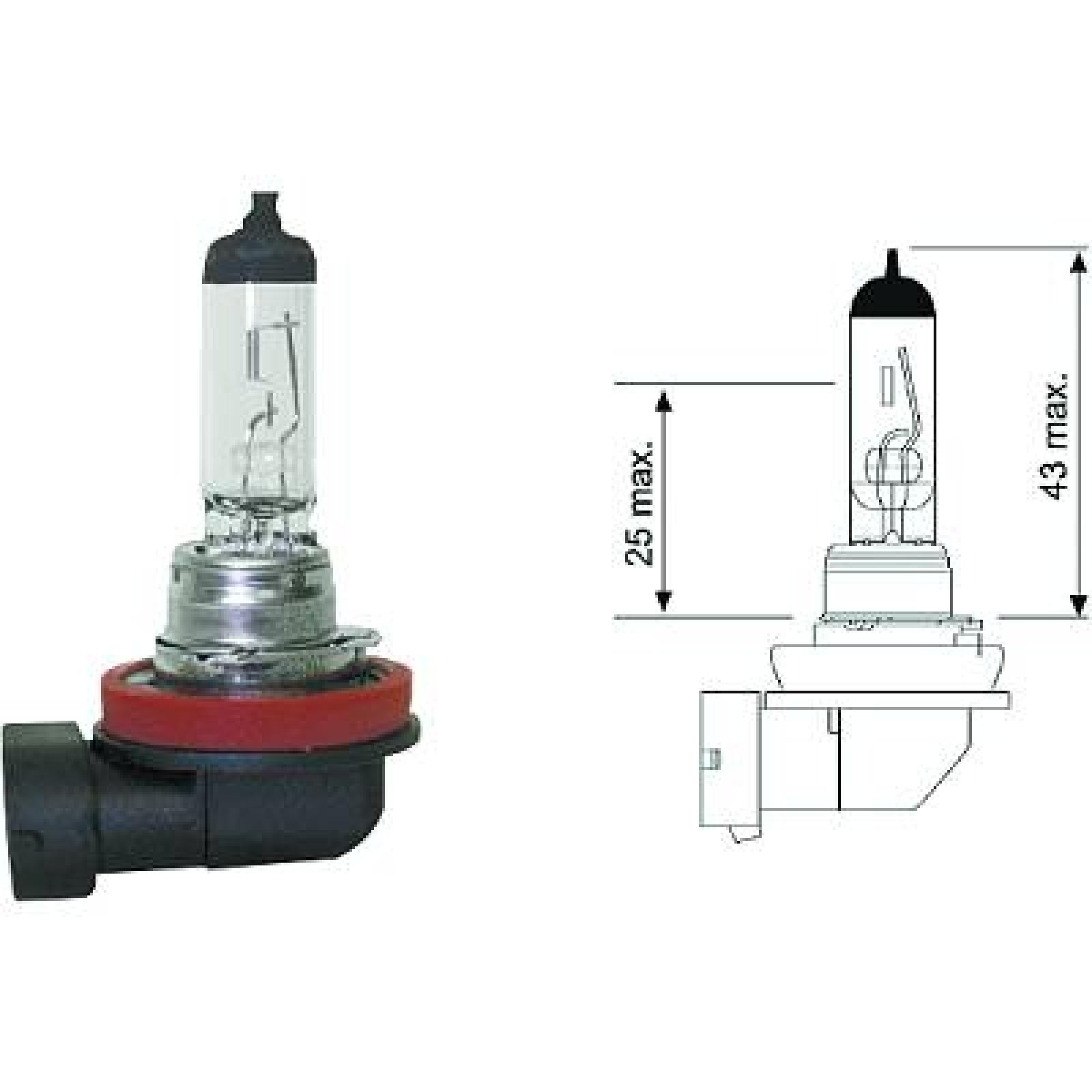 DIEDERICHS Gloeilamp, verstraler LID10040 LID10040 Gloeilamp mistlicht DIEDERICHS SEAT ALTEA