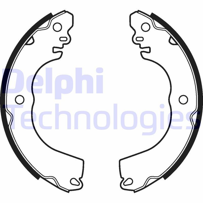 DELPHI Bremsbackensatz LS2104 LS2104 Bremsbacken DELPHI PEUGEOT 308