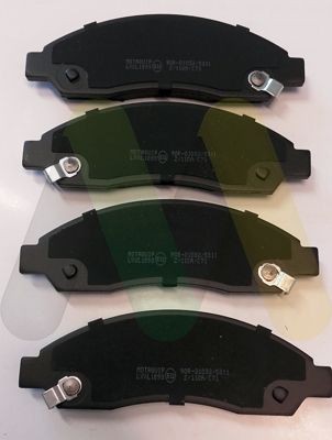 Remblokken MOTAQUIP LVXL1893 MOTAQUIP LVXL1893 Remblok vóór en achter Chevrolet COLORADO 2004