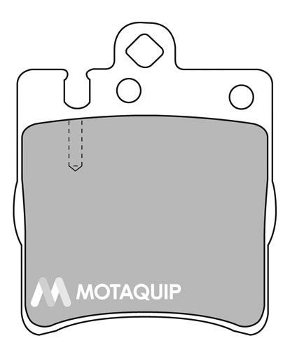 MOTAQUIP Brake pad set LVXL556 LVXL556 MOTAQUIP brake pads for MERCEDES-BENZ VITO