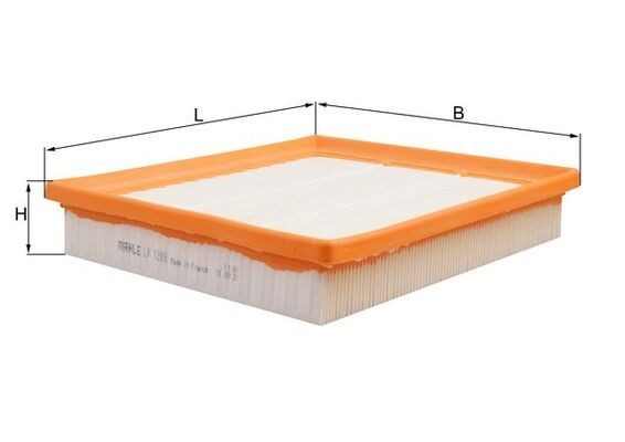 KNECHT Luftfilter LX 1288 Luftfilter KNECHT Chrysler PROWLER LX 1288