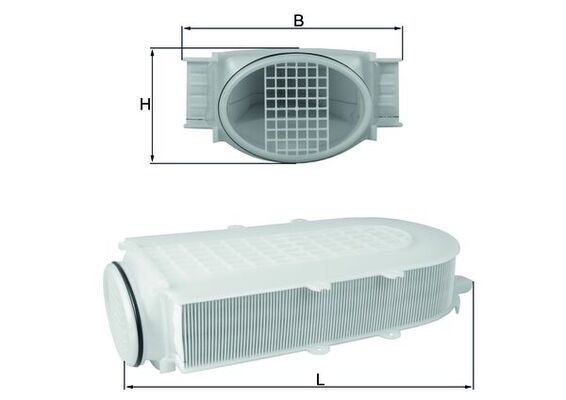 Luftfilter MAHLE LX 2991/1 MAHLE LX 2991/1 Motorluftfilter BMW X6 2018
