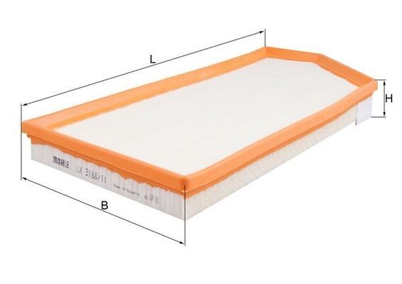 KNECHT Luftfilter LX 3188/11 LX 3188/11 Luftfilter KNECHT MERCEDES-BENZ CITAN