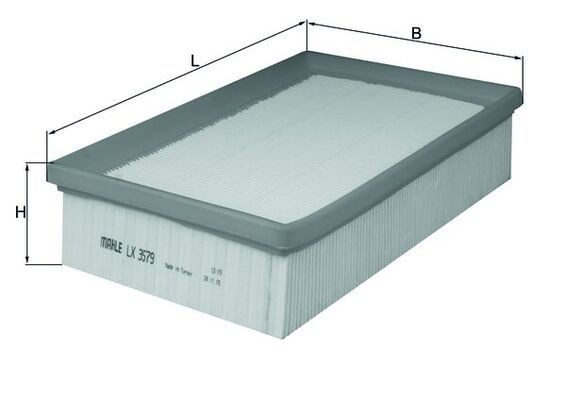 KNECHT Φίλτρο αέρα LX 3579 Φίλτρο αέρα KNECHT Chevrolet LACETTI LX 3579