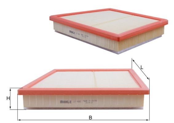 KNECHT Luchtfilter LX 4060 LX 4060 Luchtfilter van de motor BMW Z4 KNECHT