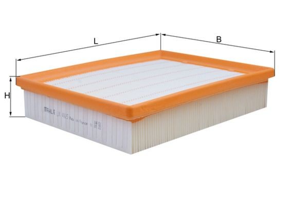 KNECHT Luchtfilter LX 4065 LX 4065 Luchtfilters FORD FUSION KNECHT