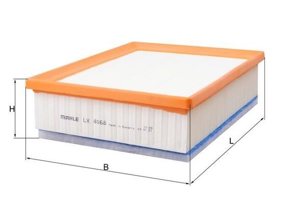 MAHLE Luchtfilter LX 4068 Luchtfilterelement MAHLE SKYLINE LX 4068 goedkoop