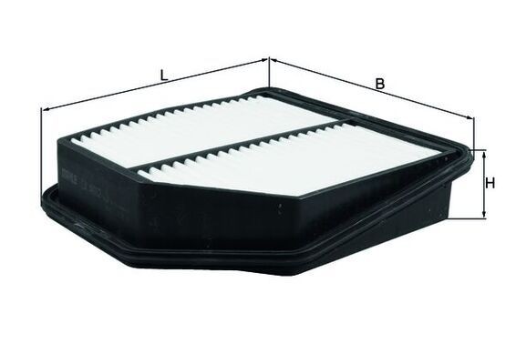 MAHLE Luftfilter LX 4082 MAHLE LX 4082 motorluftfilter Suzuki Grand Vitara jt pris