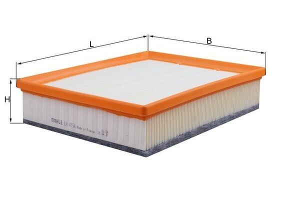 MAHLE Filtro de ar LX 4154 MAHLE LX 4154 Filtro de ar RAV4 IV SUV (XA40) originais preço