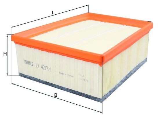 Luftfilter MAHLE LX 4297/1 RENAULT GRAND SCÉNIC 2020 Luftfilter MAHLE LX 4297/1