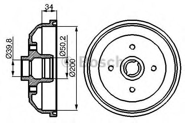 BOSCH Bromstrumma 0 986 477 040 0 986 477 040 BOSCH bromstrummor OPEL INSIGNIA
