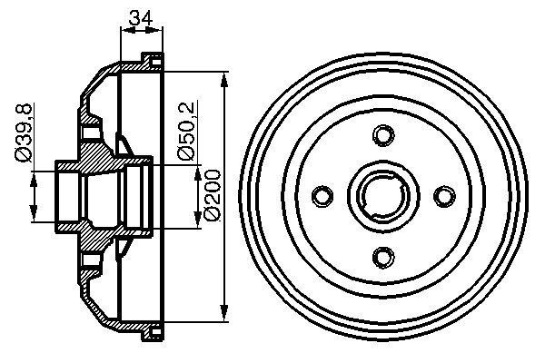 BOSCH Bromstrumma 0 986 477 056 0 986 477 056 BOSCH bromstrummor OPEL INSIGNIA