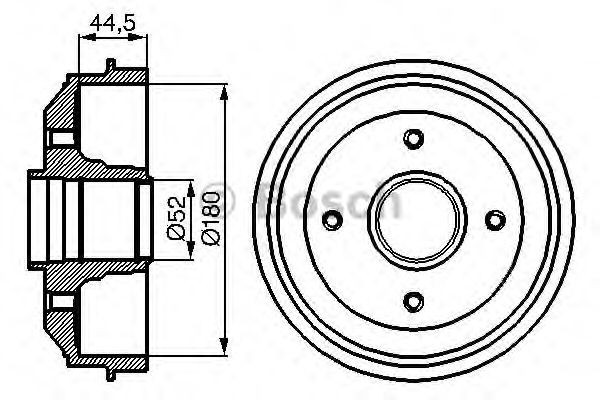 Piduritrummel BOSCH 0 986 477 070 BOSCH 0 986 477 070: Piduritrummel Citroen XSARA 2020