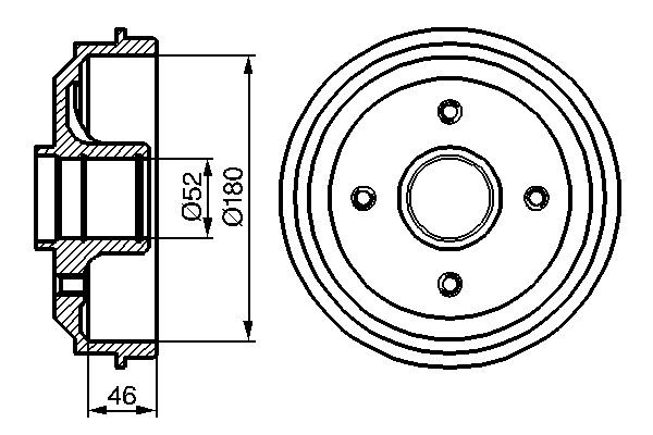 BOSCH Jarrurumpu 0 986 477 116 0 986 477 116 BOSCH Jarrurumpu PEUGEOT 4007