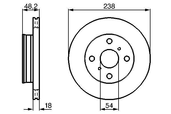 BOSCH Piduriketas 0 986 478 385 BOSCH 0 986 478 385 Piduriketas TOYOTA Corolla VI Sedaan (E90) 1.6 GL 4WD (AE95) 95 hj 1987