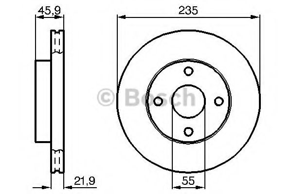 BOSCH Disco freno 0 986 478 787 BOSCH 0 986 478 787 Dischi Mazda 323 Familia BJ prezzo