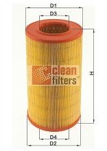 CLEAN FILTER Luchtfilter MA1107 Luchtfilterelement CLEAN FILTER PATROL MA1107 goedkoop