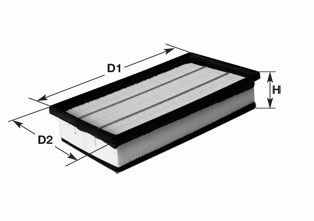 CLEAN FILTER Ilmansuodatin MA1413 MA1413 CLEAN FILTER Ilmansuodatin Renault LATITUDE hinta