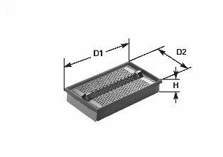 CLEAN FILTER Luftfilter MA3171 MA3171 CLEAN FILTER CHEVROLET Luftfilter