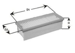 CLEAN FILTER Filtro aria MA3177 MA3177 costo Filtro aria DACIA 1300 CLEAN FILTER