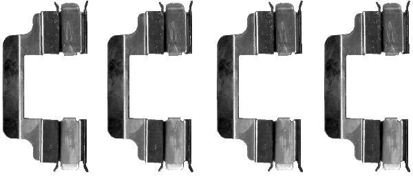 MINTEX Kit d'accessoires, plaquette de frein à disque MBA1230 Kit d'accessoires, plaquette de frein à disque SKODA MINTEX MBA1230
