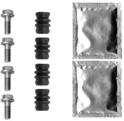 MINTEX Toebehoren MBA1324A Geleidehulzenset remklauw MINTEX LAND ROVER MBA1324A