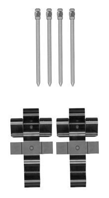 MINTEX Toebehoren MBA1852 MINTEX Remzadel geleideset CHEVROLET MBA1852