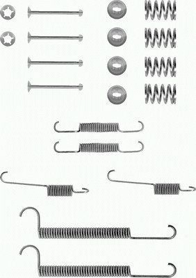MINTEX Kit d'accessoires, mâchoire de frein MBA630 MBA630 Kit d'accessoires mâchoires de frein MINTEX OPEL ASTRA