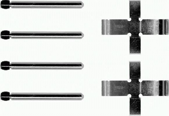 MINTEX Accessoireset, schijfremblok MBA905 Accessoireset, schijfremblok MINTEX ALFA ROMEO MBA905